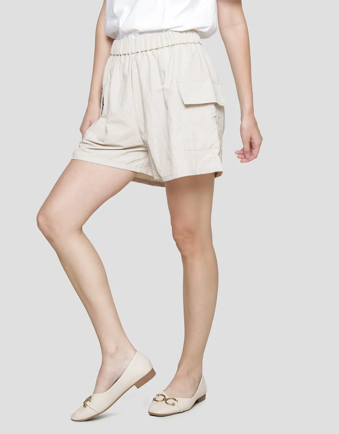 American Jeans Paracute Crop Celana Pendek Wanita