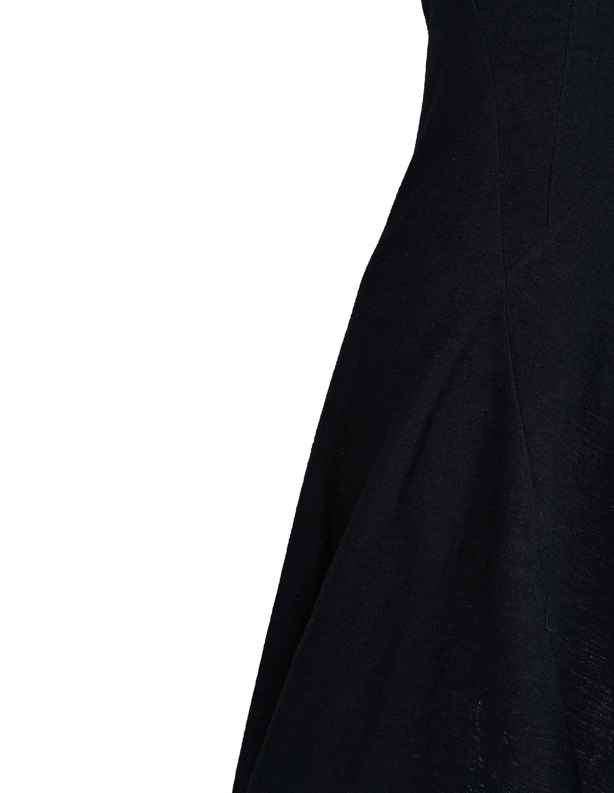 Asymmetric Wool Dress