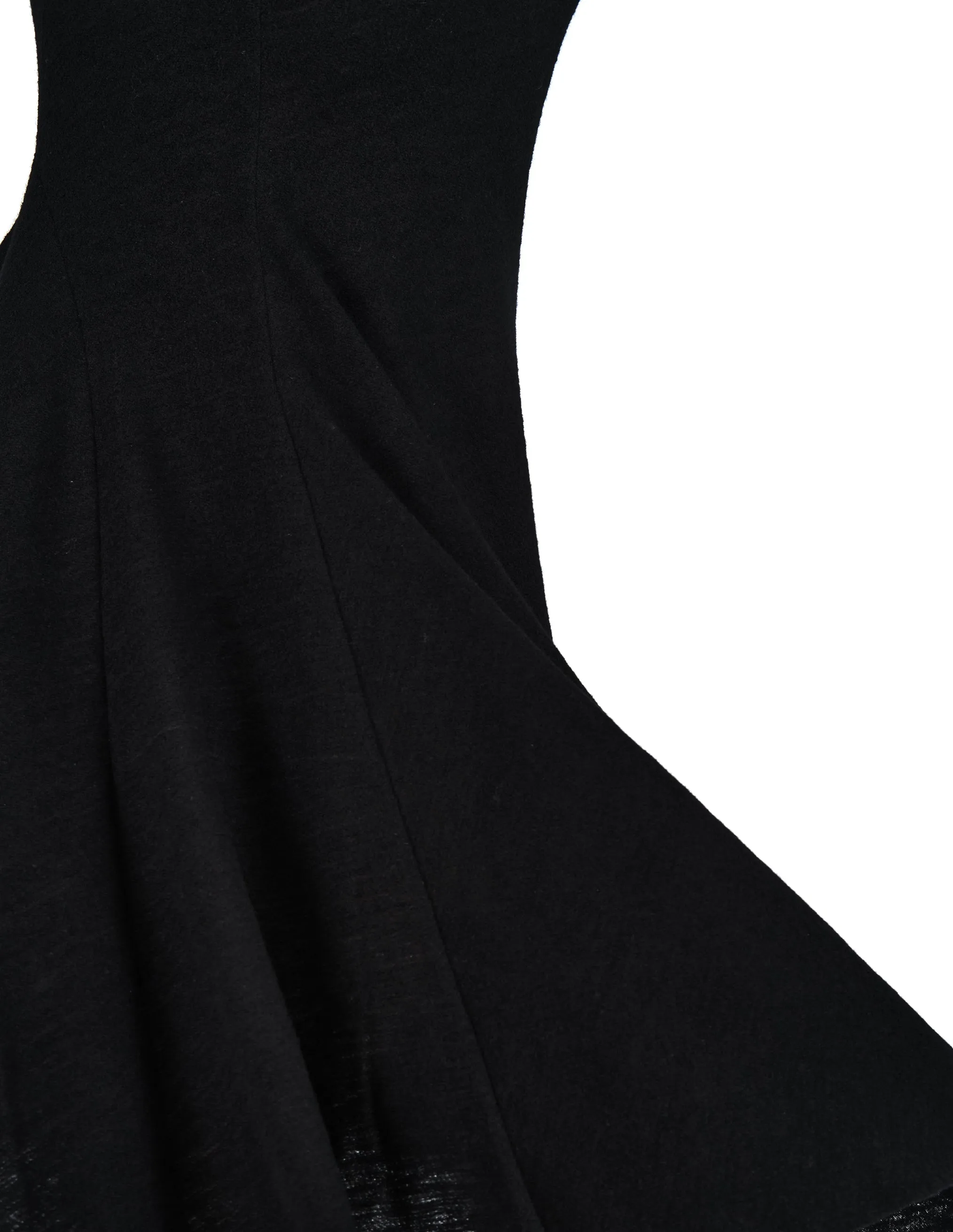 Asymmetric Wool Dress