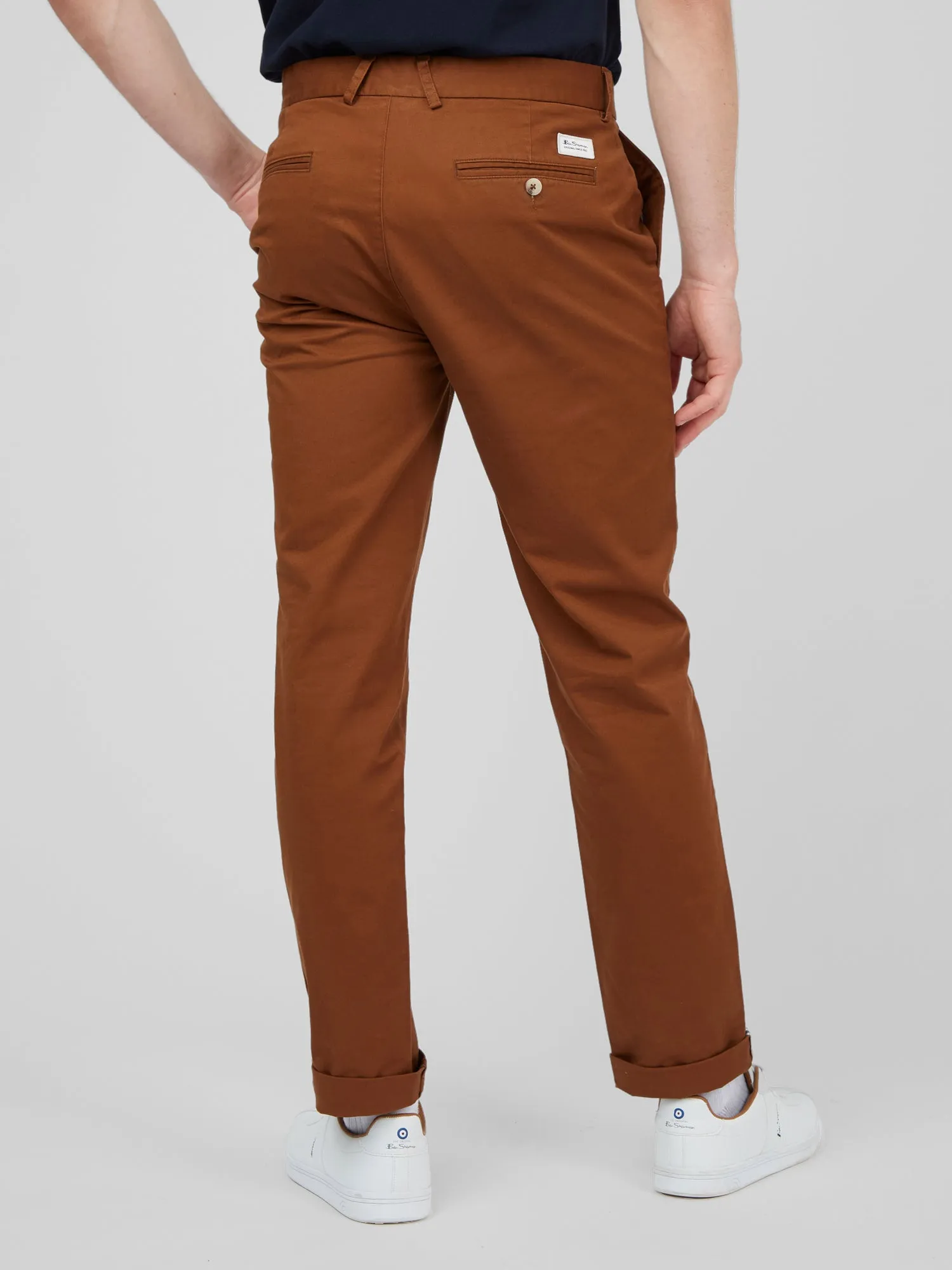 Ben Sherman Signature Slim Stretch Chino - Chestnut