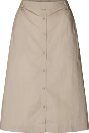Benedicte Skirt Cotton Popllin - Calm Grey