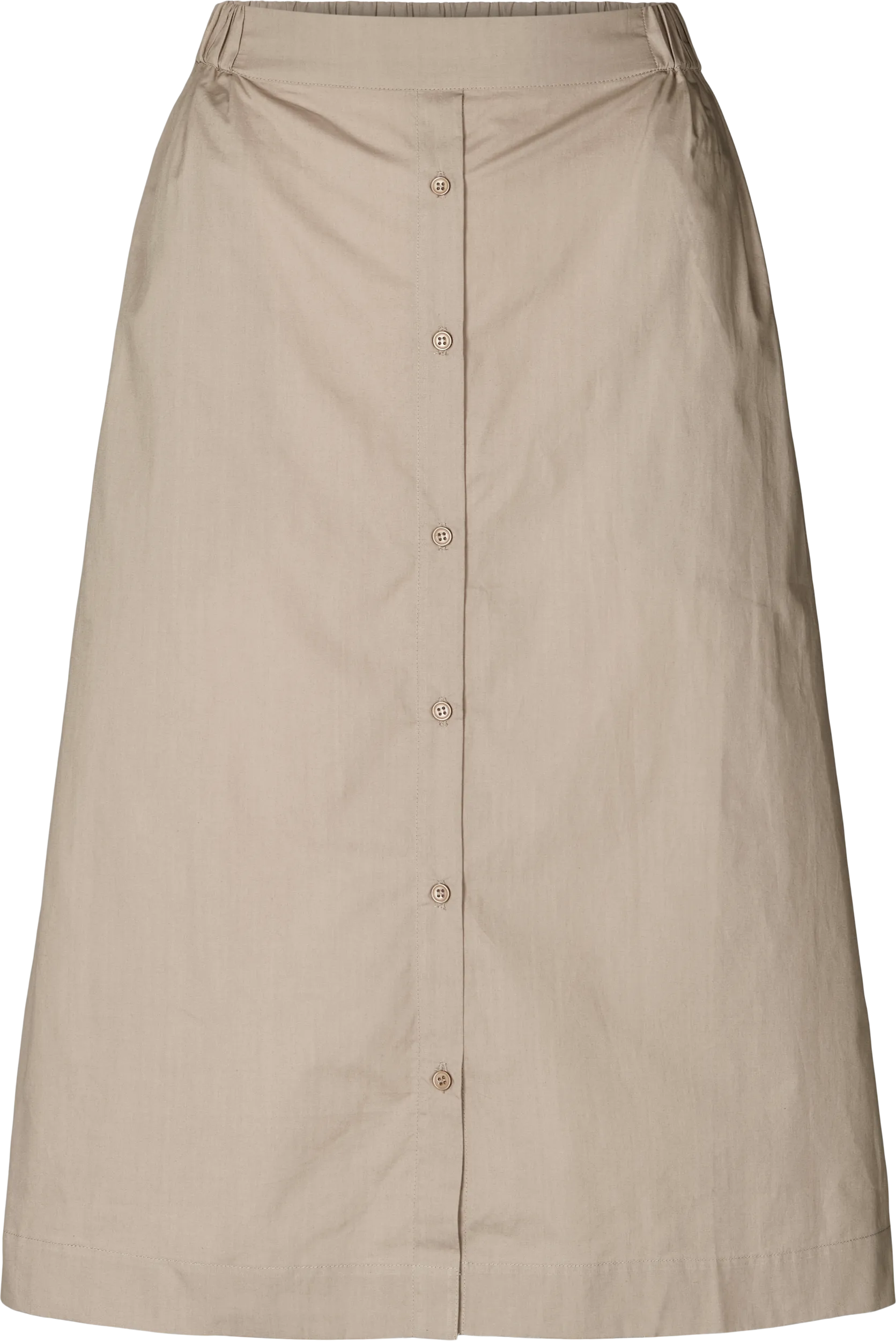 Benedicte Skirt Cotton Popllin - Calm Grey