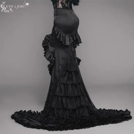 'Bloodhail' Gothic Waterfall Skirt