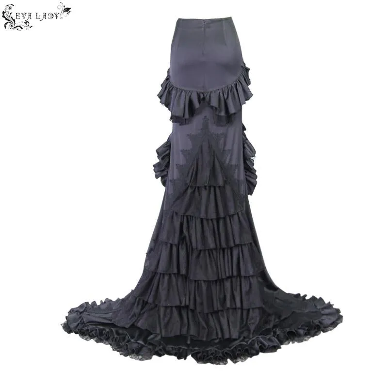'Bloodhail' Gothic Waterfall Skirt