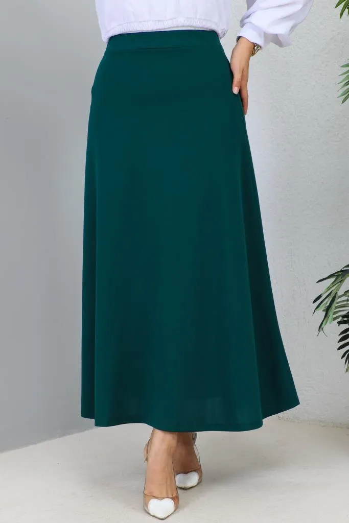 BNG Women Mevlana Hijab Skirt Emerald Green - Clermont