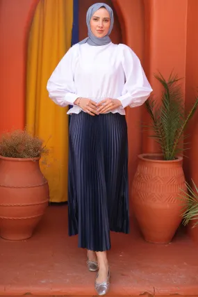 BNG Women Pleated Skirt Navy - Clermont