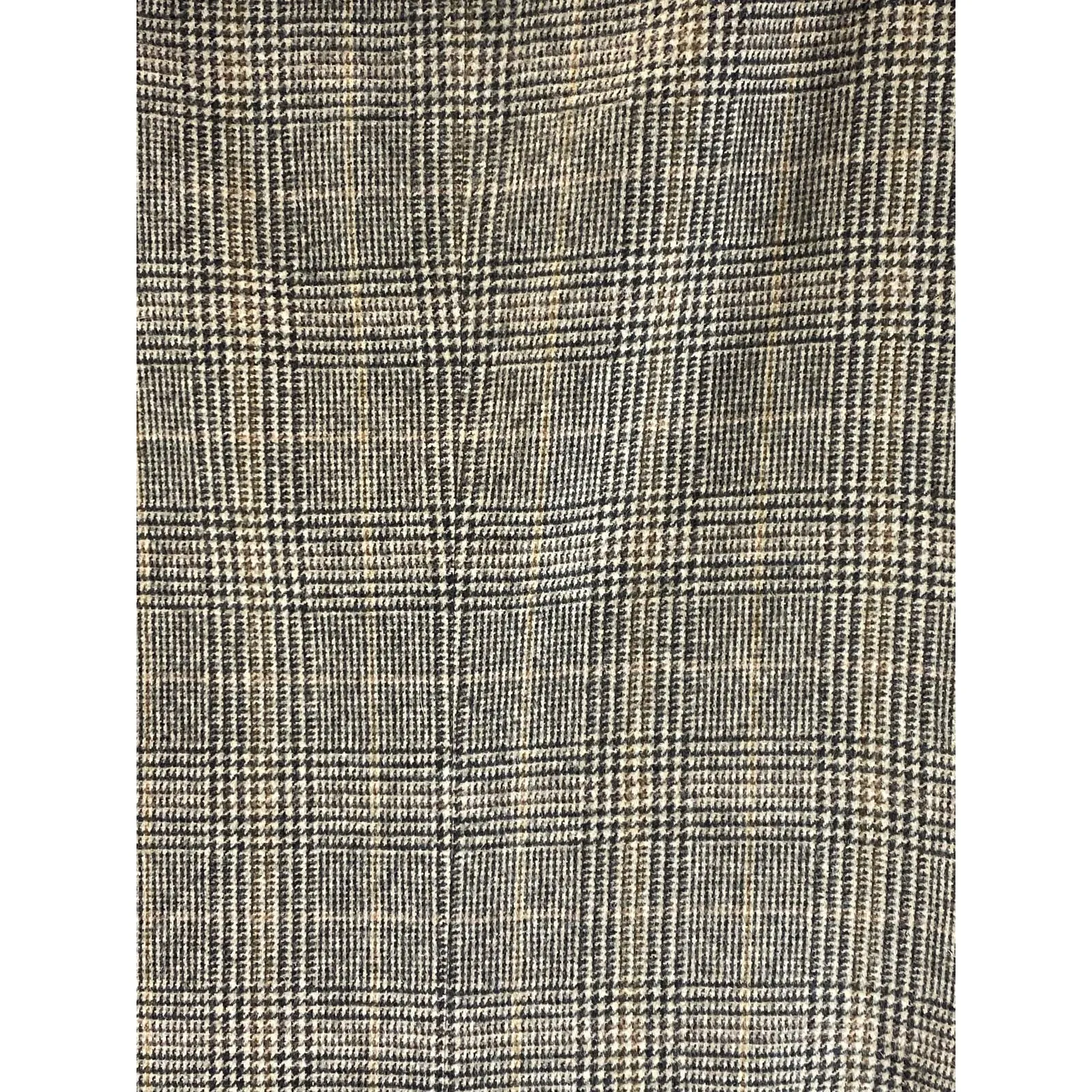 BROOKS BROTHERS Men's Tan Plaid Camel Hair Two-Button Blazer SZ 42R