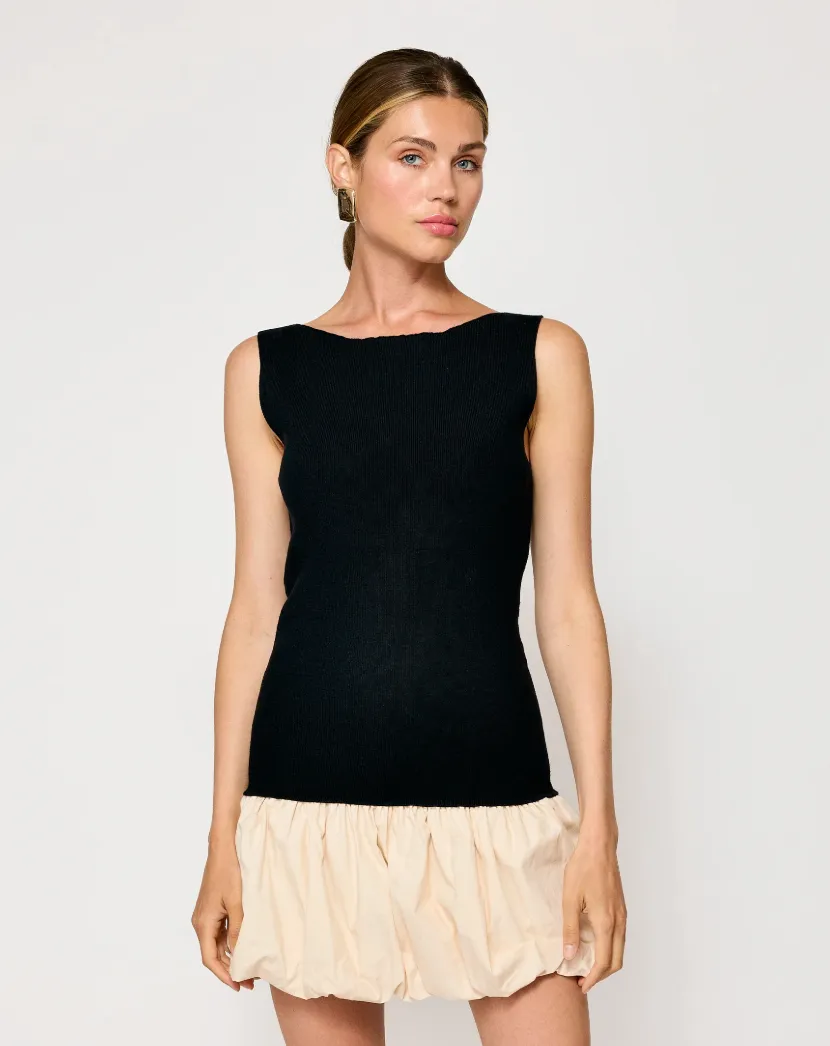 Cella Combination Mini Dress