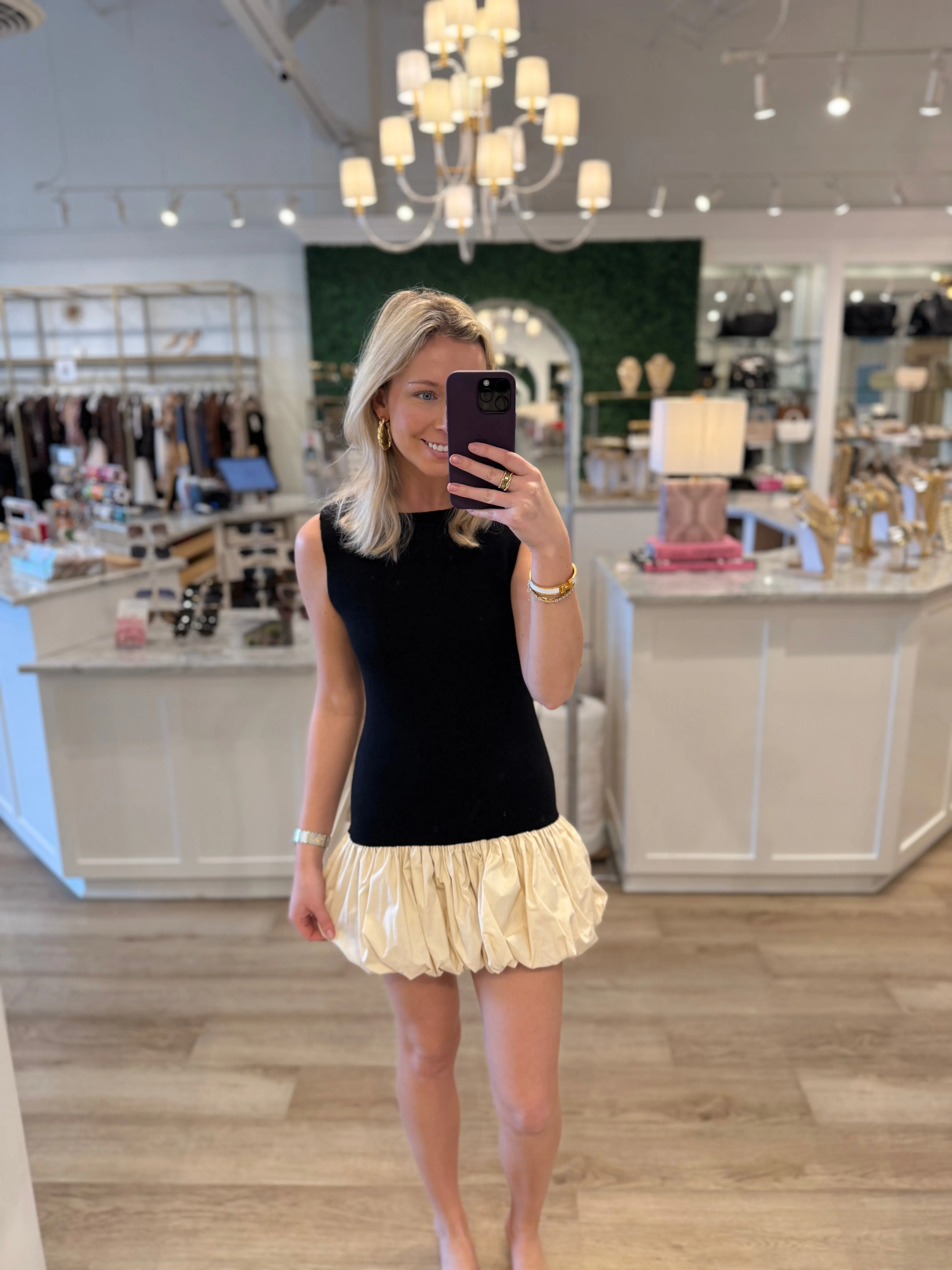 Cella Combination Mini Dress