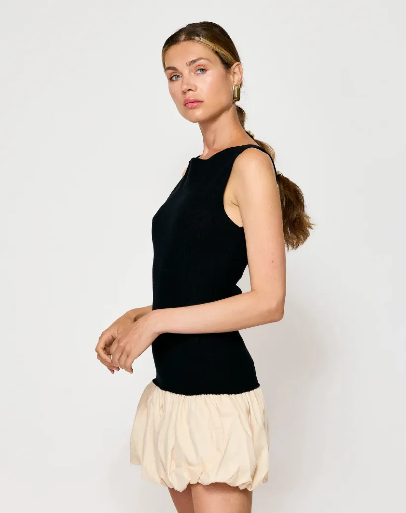 Cella Combination Mini Dress