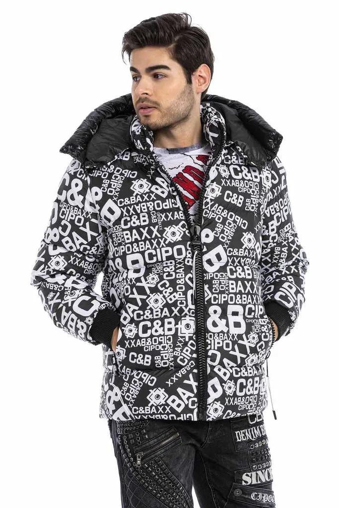 CM193 CIPO & BAXX Printed Puffer Jacket
