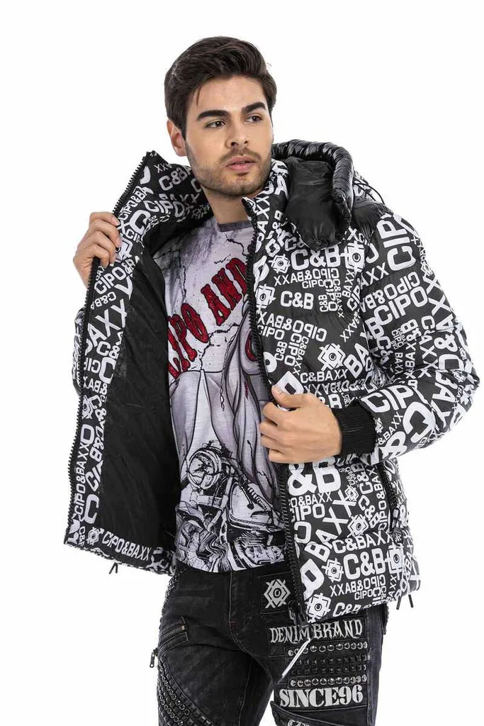 CM193 CIPO & BAXX Printed Puffer Jacket