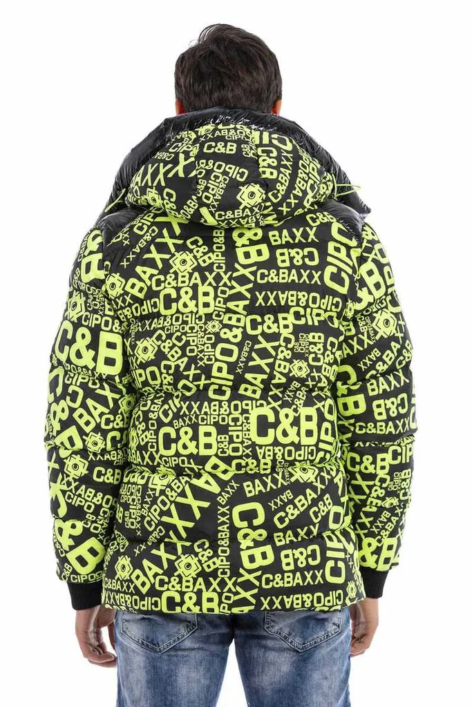 CM193 CIPO & BAXX Printed Puffer Jacket