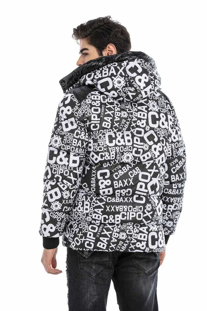 CM193 CIPO & BAXX Printed Puffer Jacket