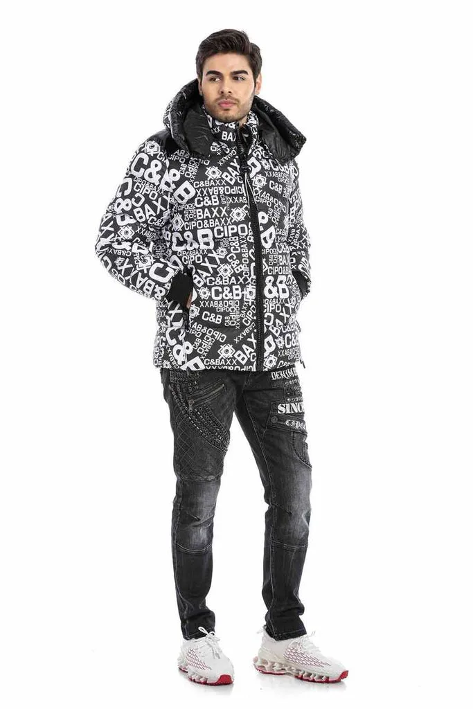 CM193 CIPO & BAXX Printed Puffer Jacket