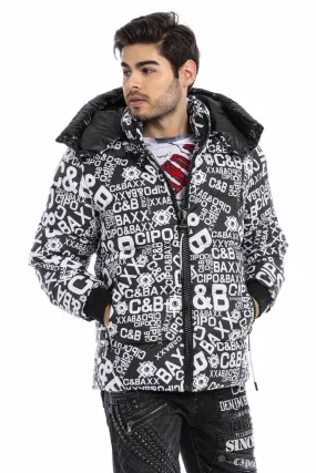 CM193 CIPO & BAXX Printed Puffer Jacket