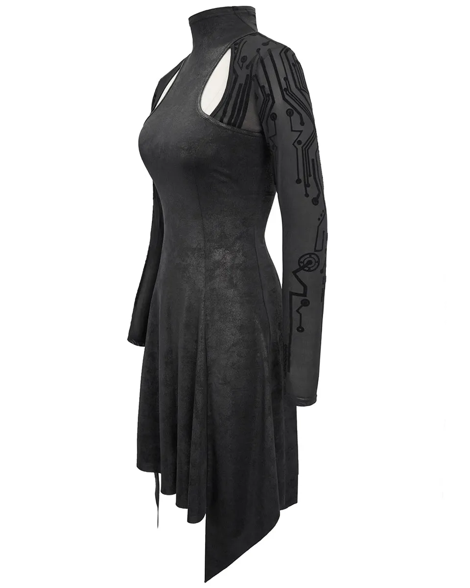 Devil Fashion Automation Error Cyberpunk Dress