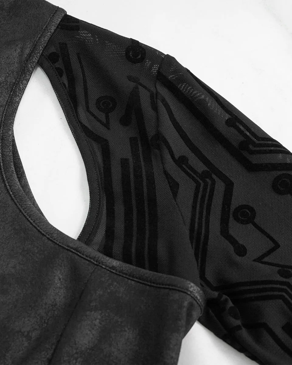 Devil Fashion Automation Error Cyberpunk Dress