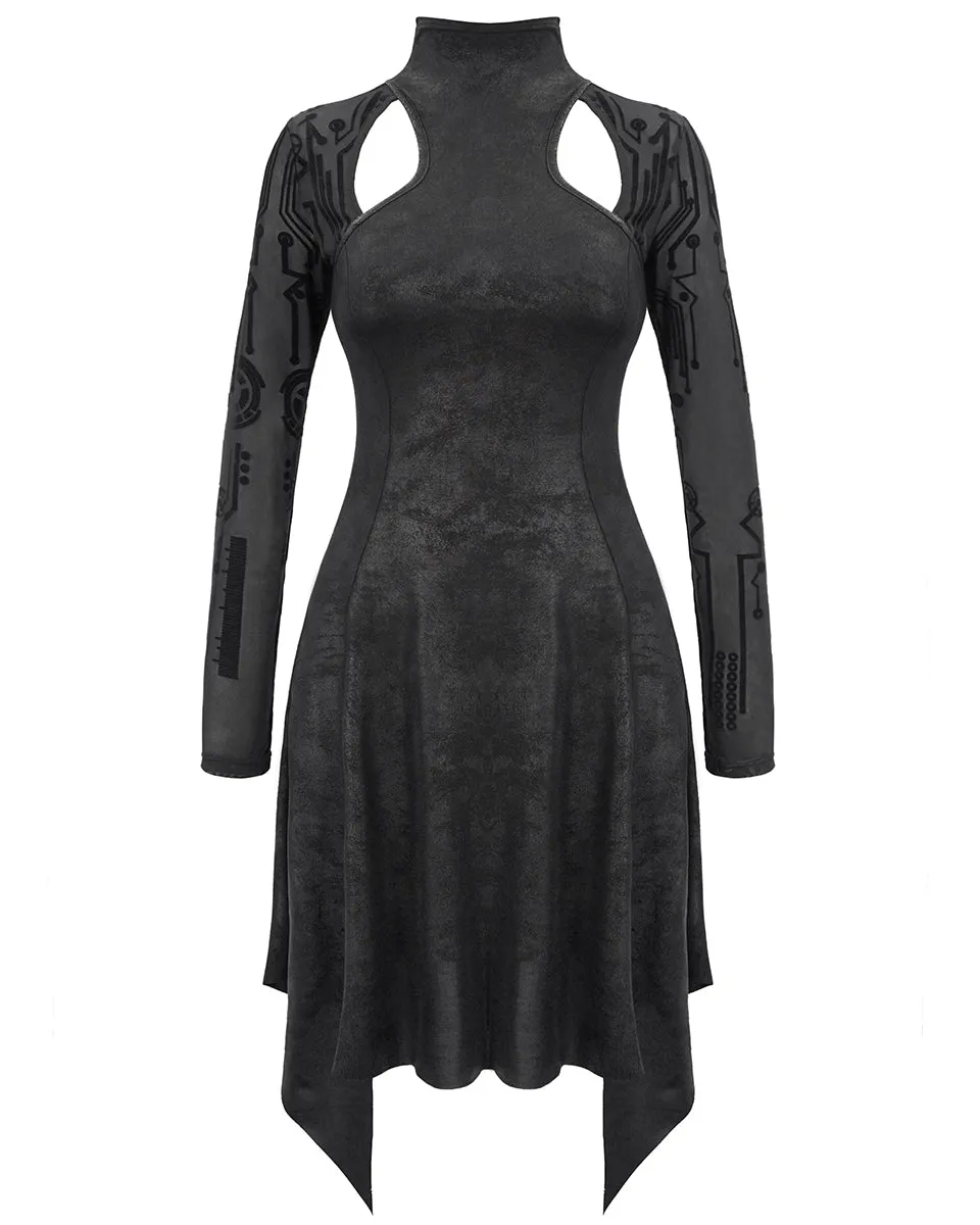 Devil Fashion Automation Error Cyberpunk Dress