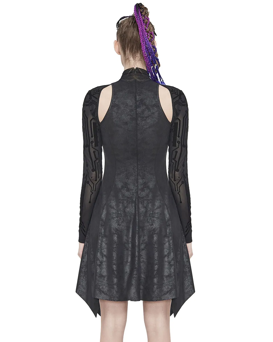 Devil Fashion Automation Error Cyberpunk Dress