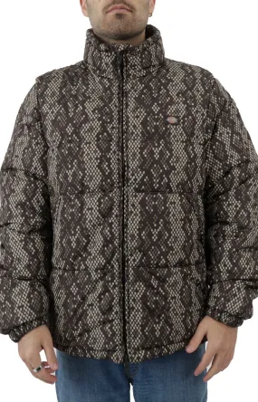 Dickies Camden Puffer Jacket Women's Black Lightweight (Tjr08Bk)