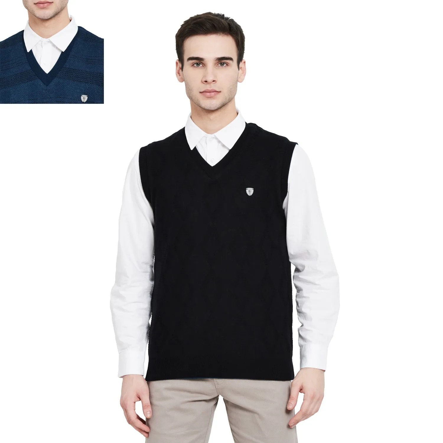 Duke Stardust Men Reversible Sleeveless Sweater (SDS728)