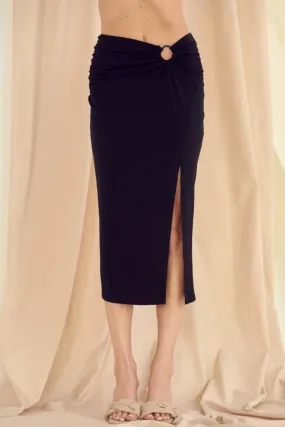 Fore Collection O-Ring Midi Skirt