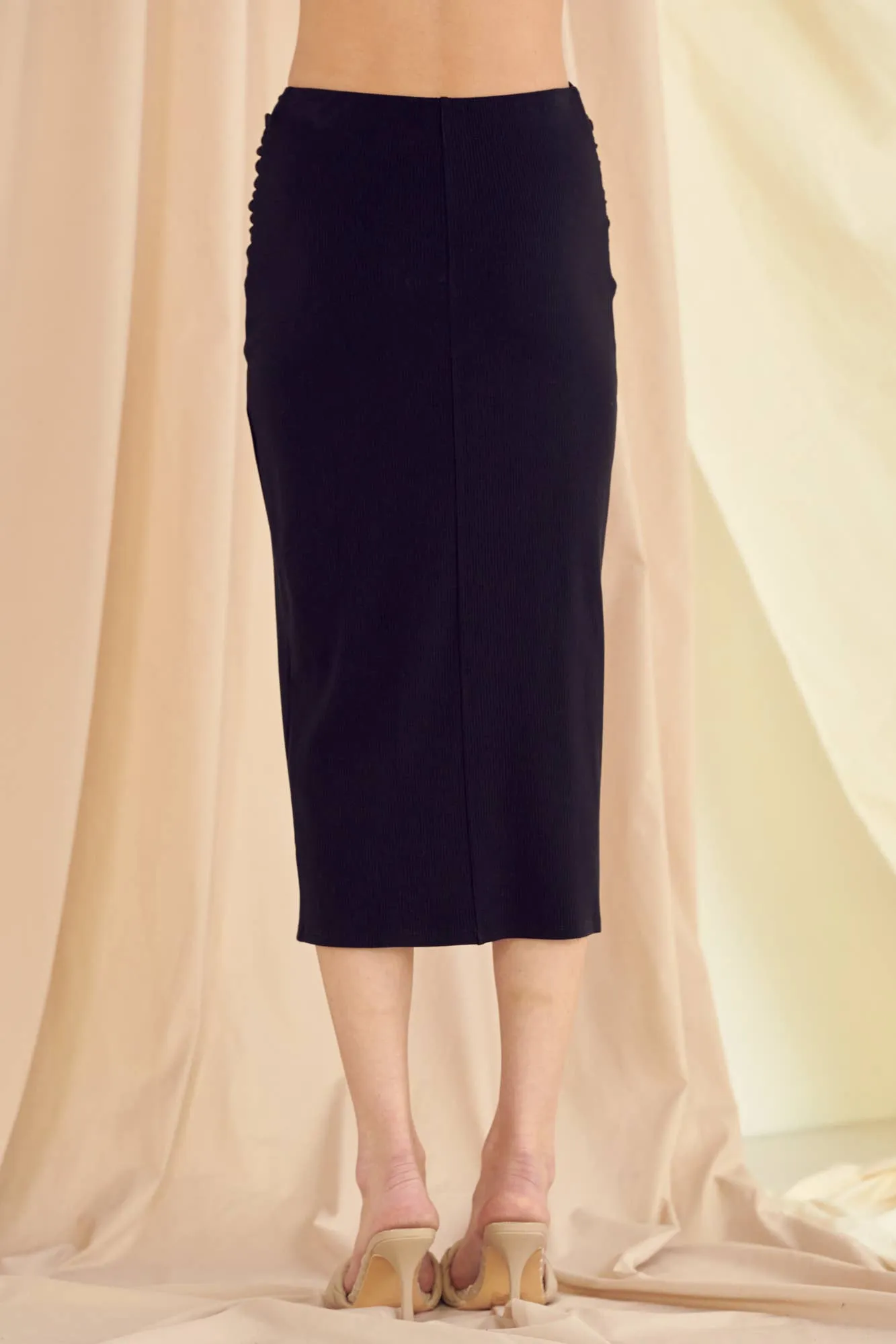 Fore Collection O-Ring Midi Skirt