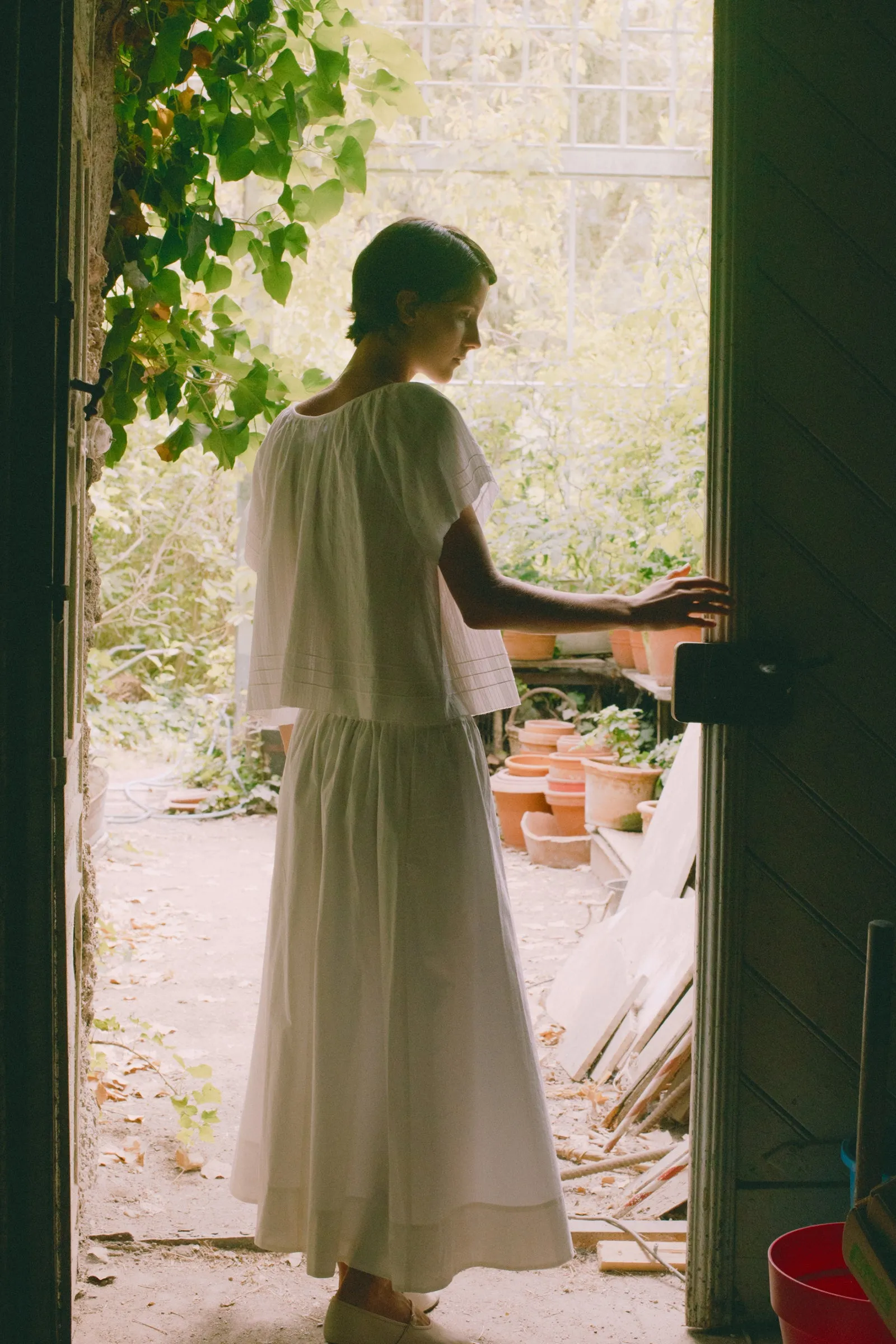Garden Skirt -- Organic Cotton