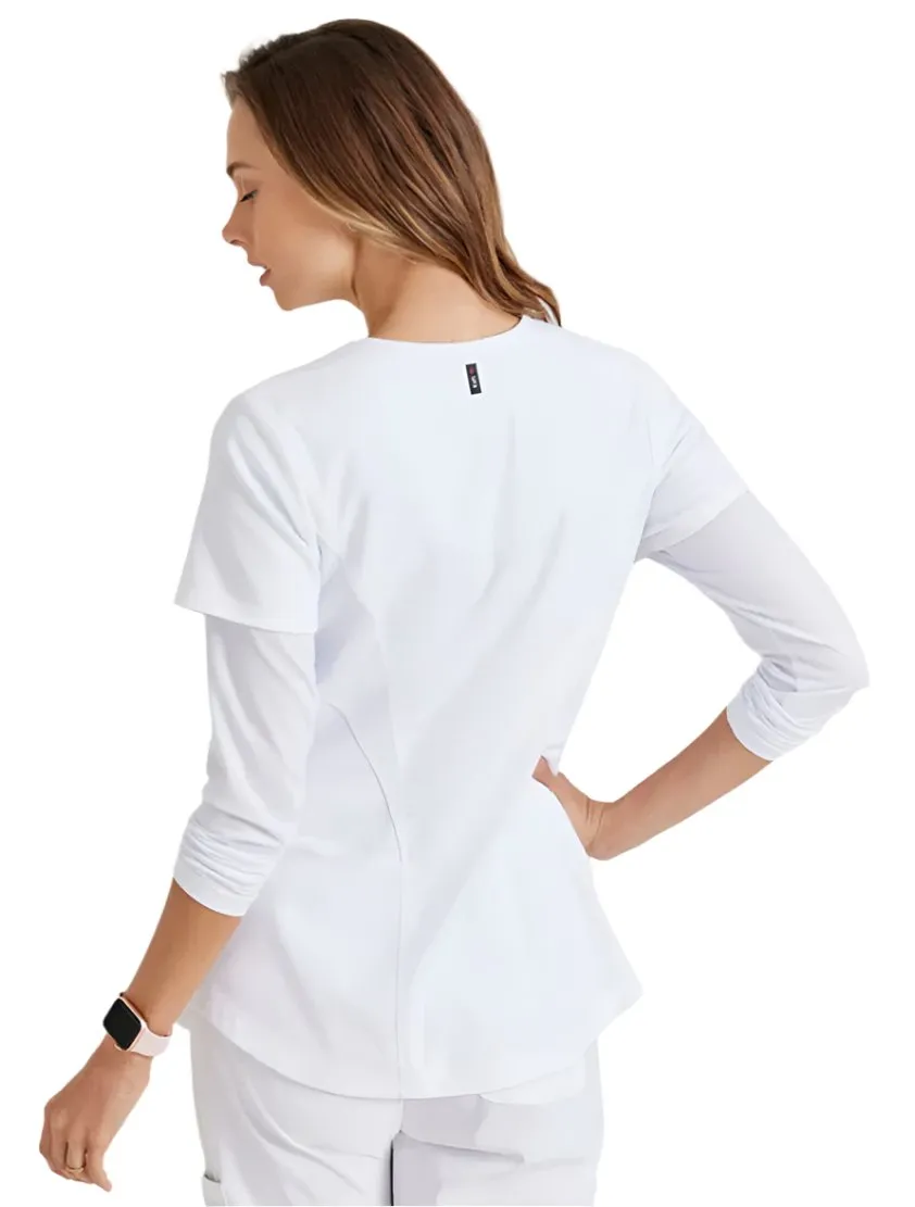 Grey's Anatomy Stretch™ by Barco Carly 3-Pocket Curved V-Neck Scrub Top