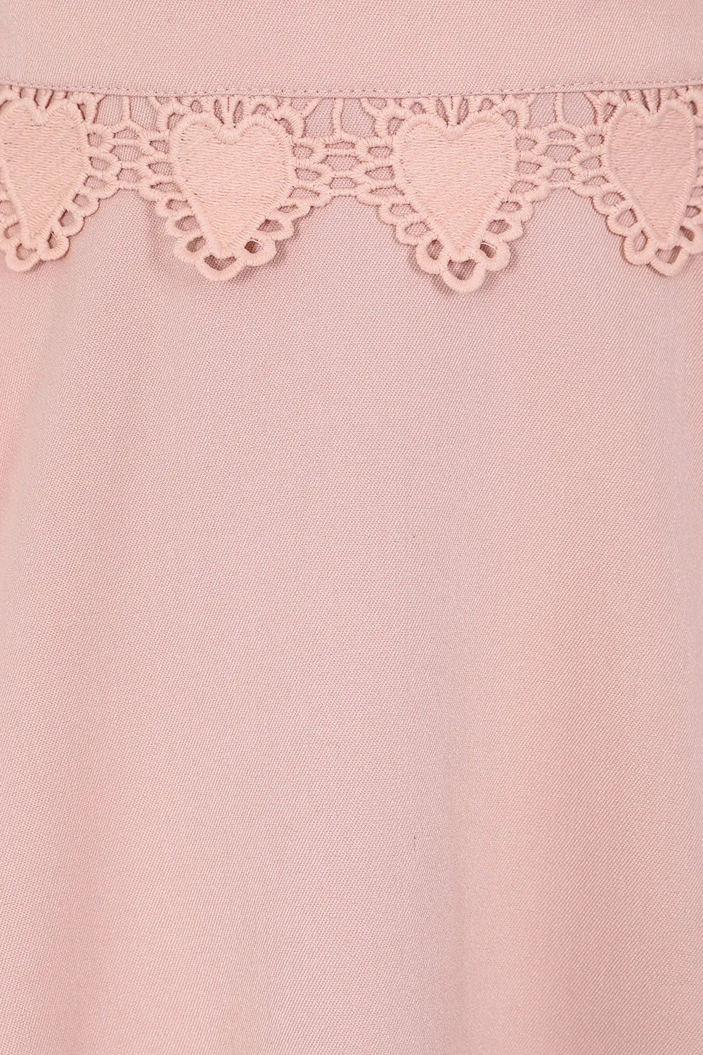 Heart Waistband Pink Skirt