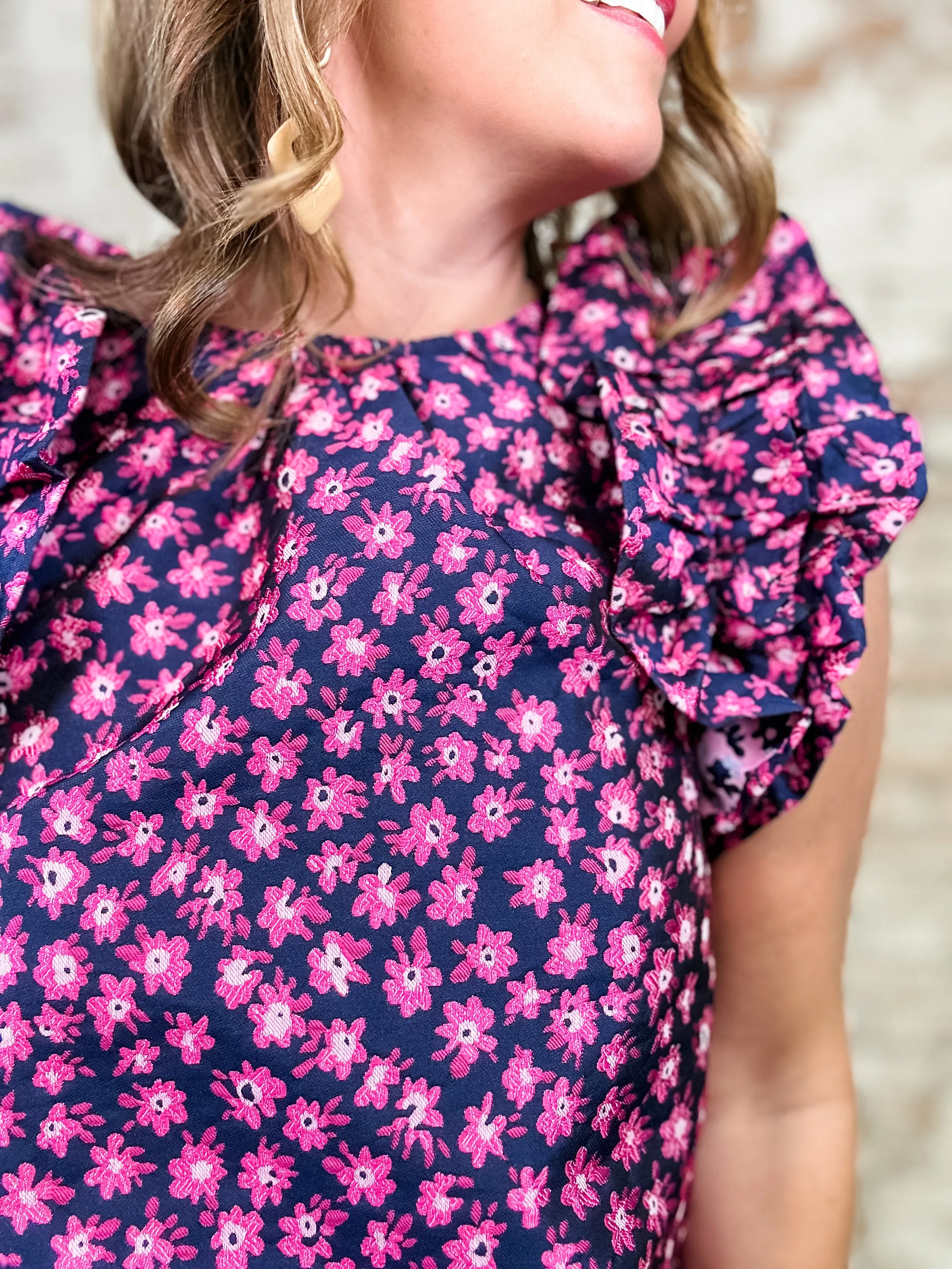 Helene Layered Ruffle Sleeve Top - FINAL SALE