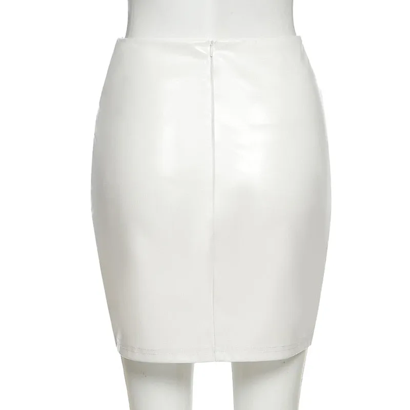 High Waist Bandage Mini Skirt
