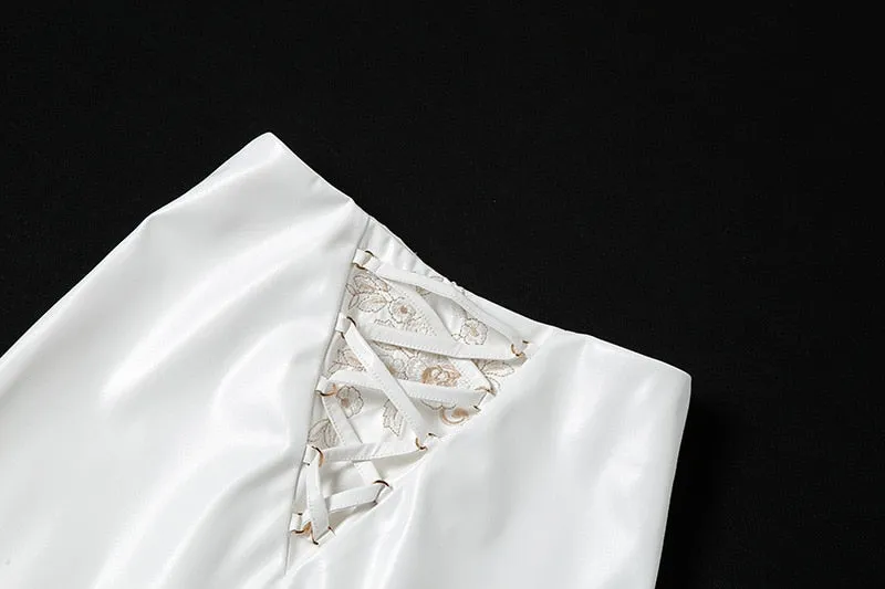 High Waist Bandage Mini Skirt