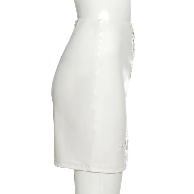 High Waist Bandage Mini Skirt