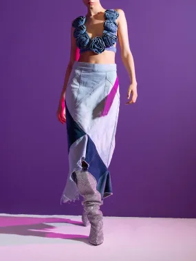 HURRICANE DENIM SKIRT