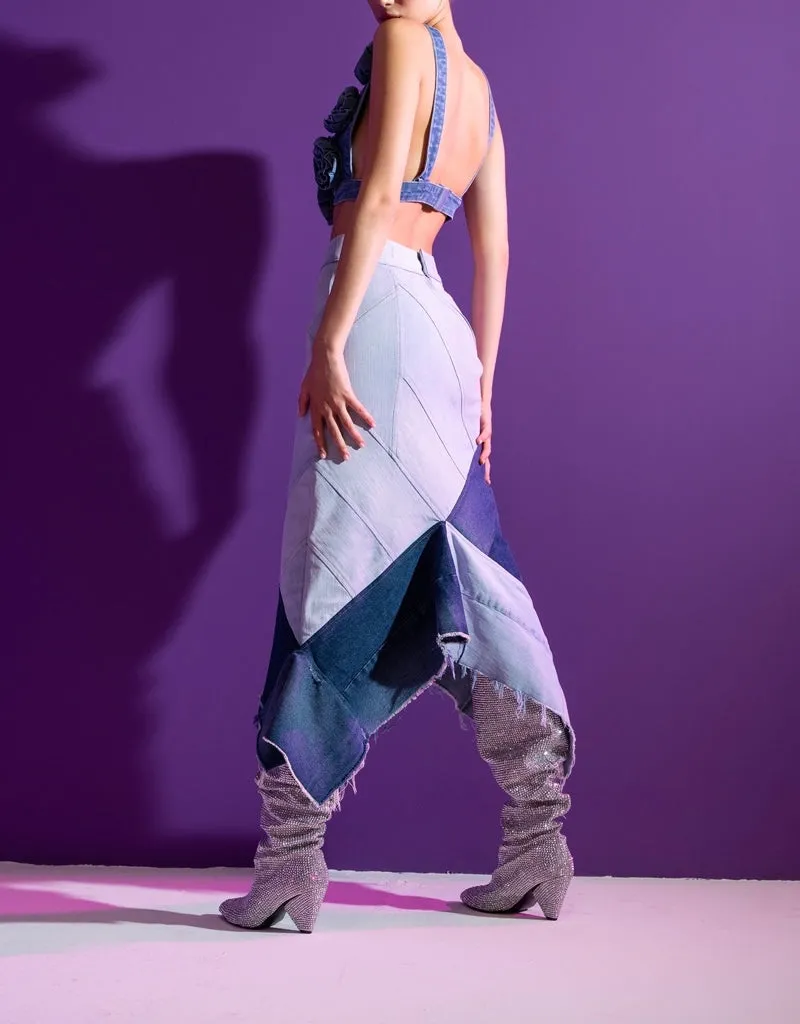HURRICANE DENIM SKIRT