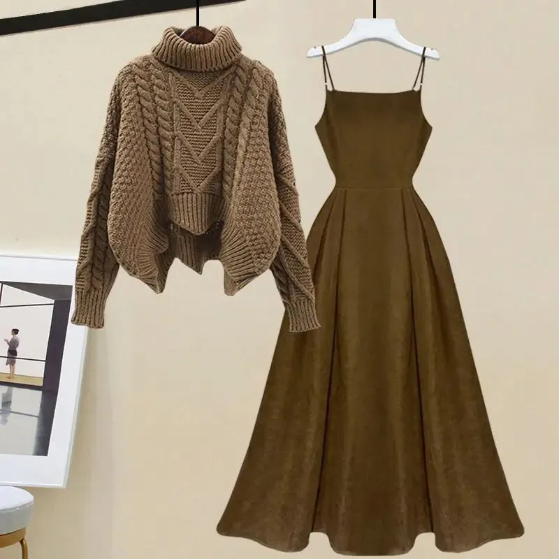Knitted Sweater & Dress Set
