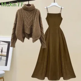 Knitted Sweater & Dress Set