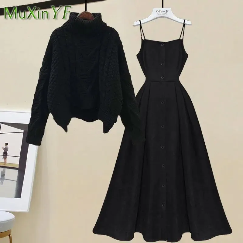 Knitted Sweater & Dress Set
