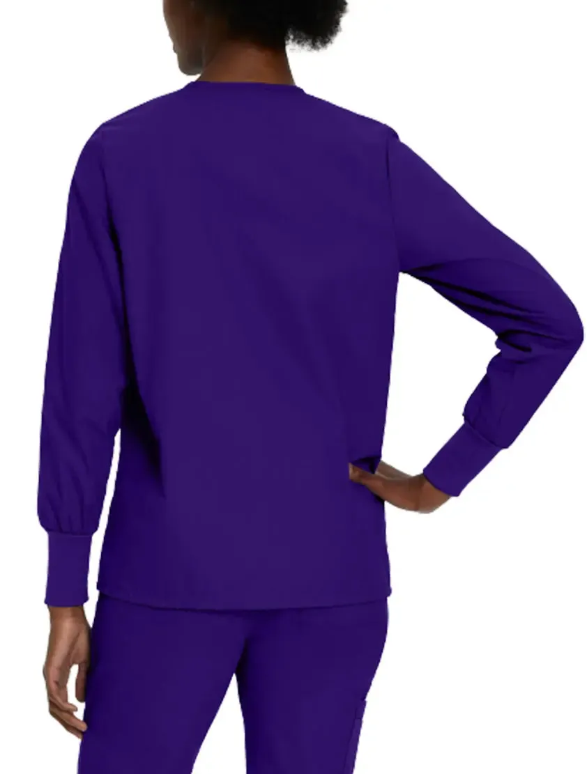 Landau Essentials Women's Warm-Up Scrub Jacket