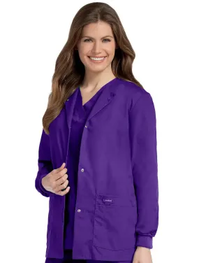 Landau Essentials Women's Warm-Up Scrub Jacket