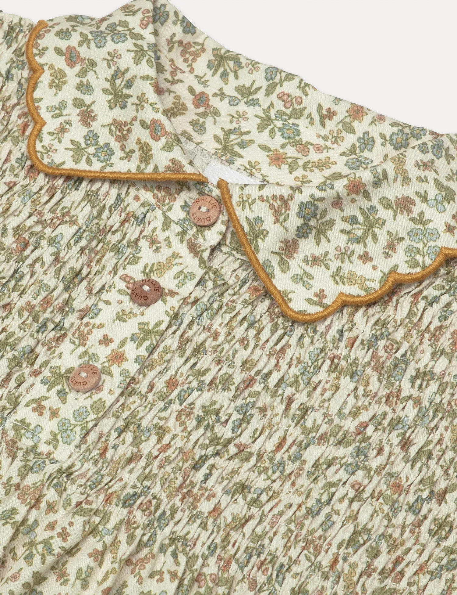 Marco Polo Dress in Oat Busy Wild Floral
