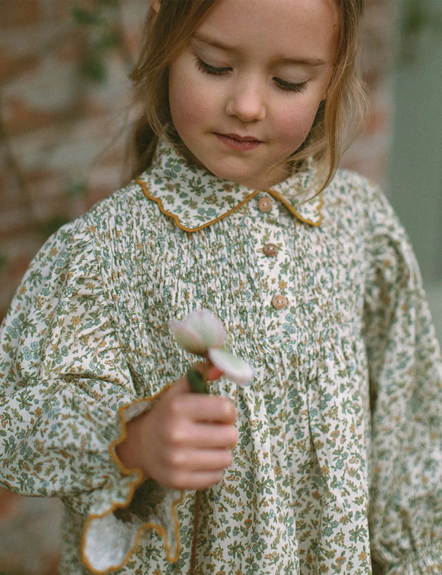 Marco Polo Dress in Oat Busy Wild Floral
