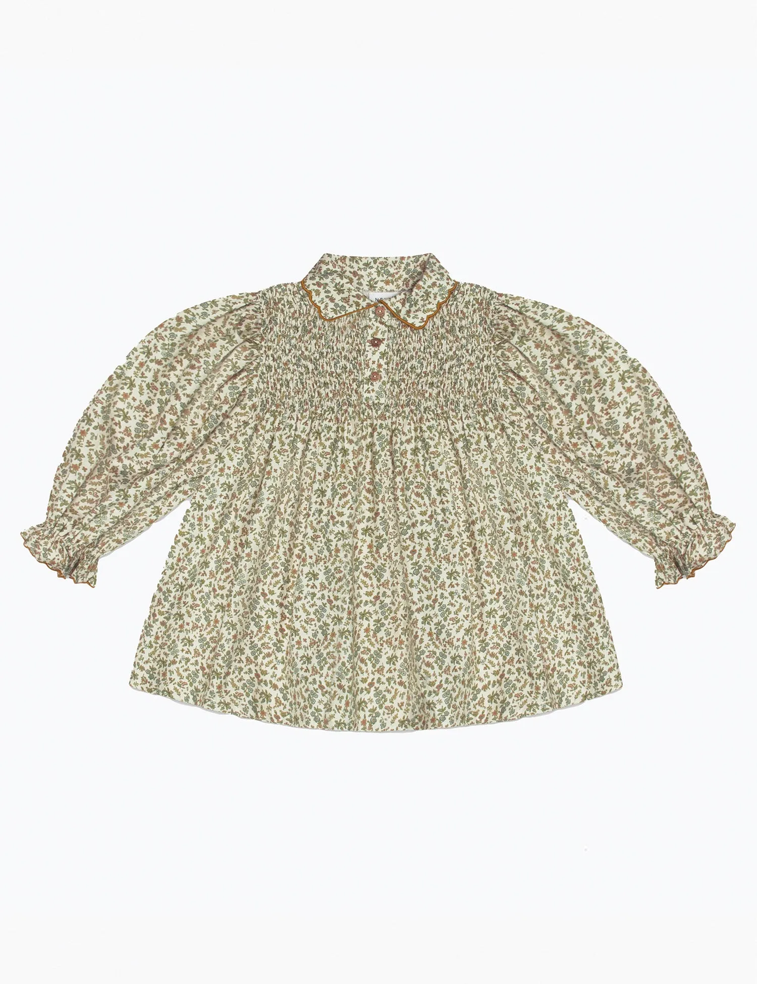 Marco Polo Dress in Oat Busy Wild Floral