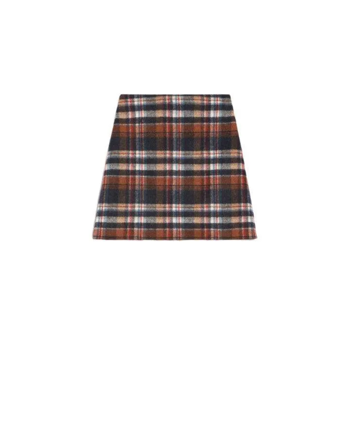 Max Mara Weekend Epoca Plaid Skirt