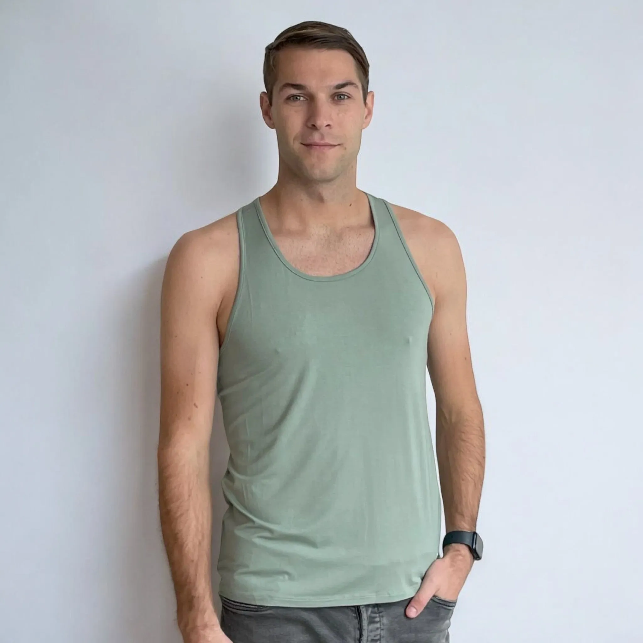 Men's Bamboo Racer Back