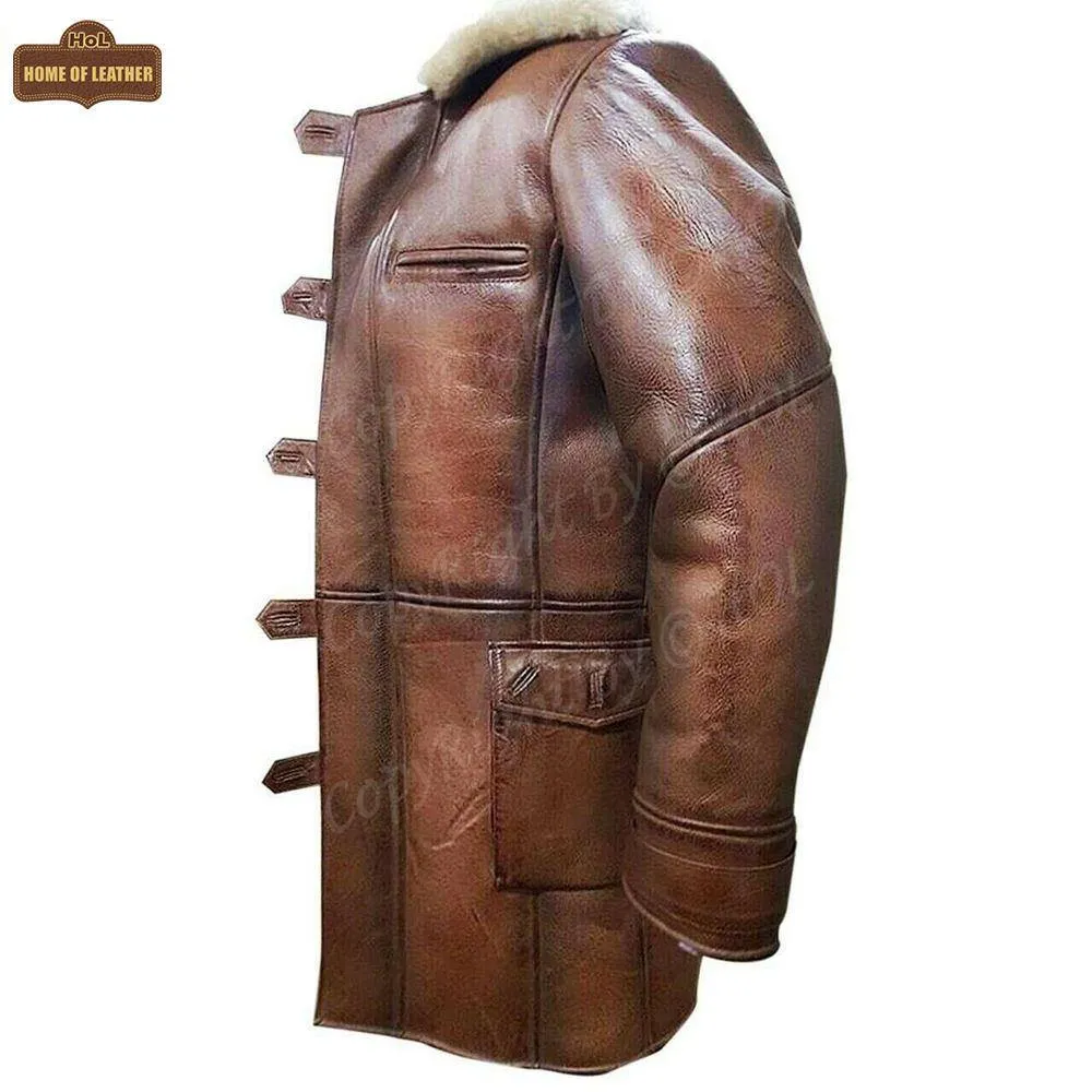MFC02 Winter Batman Dark Knight Tom Hardy Bane Casual Bomber Coat Jacket for Men