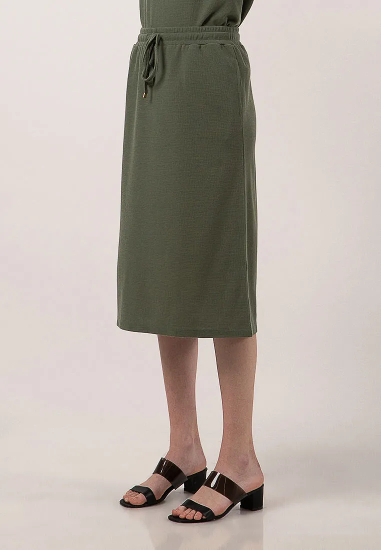 Midi Skirt A-line Silhouette