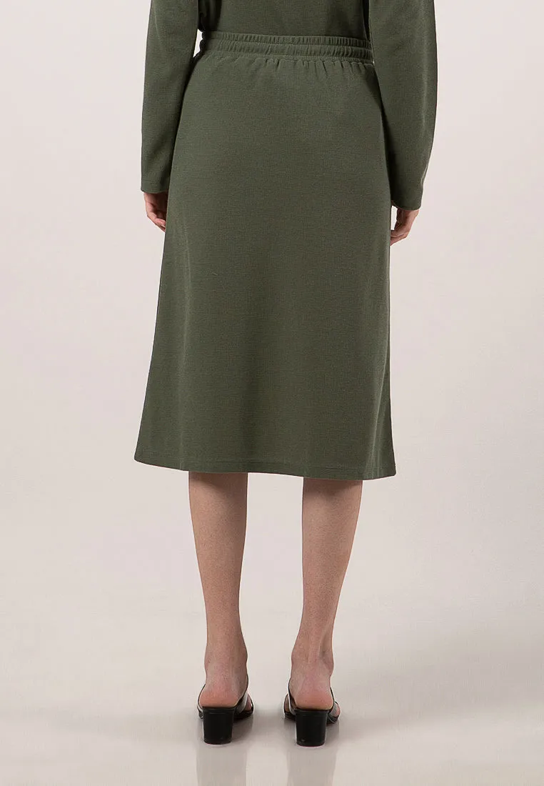 Midi Skirt A-line Silhouette